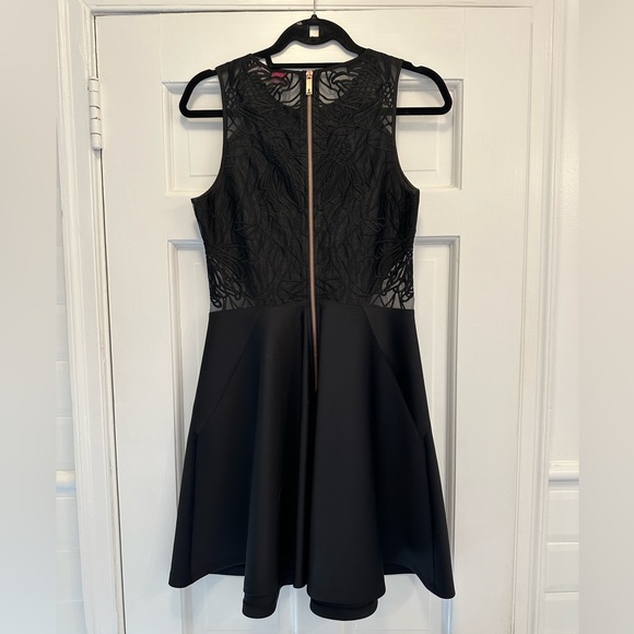 Ted Baker black mini dress - Picture 2 of 3